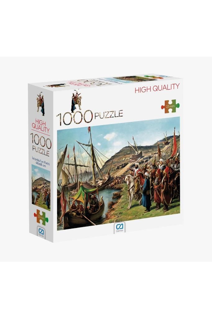 1000 Parça Istanbul'un Fethi Puzzle (yeni)