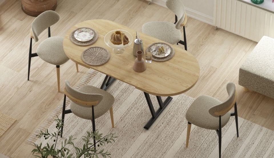 Venüs Sandalye Afyon Mutfak Masası Takımı