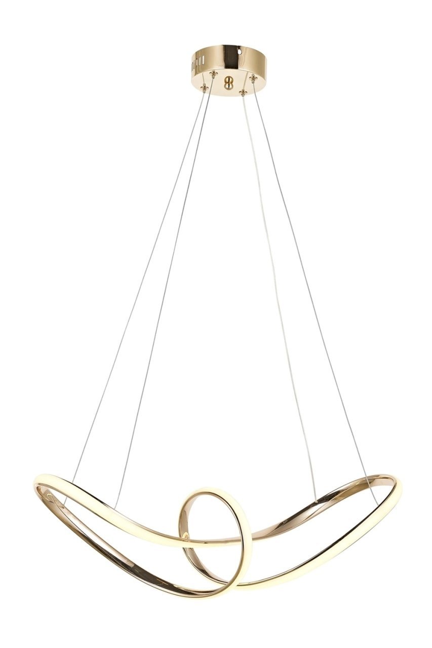 AVONNI AV-60334-SK Sarı Kaplama Modern Avize LED Metal Pleksi 60x25cm