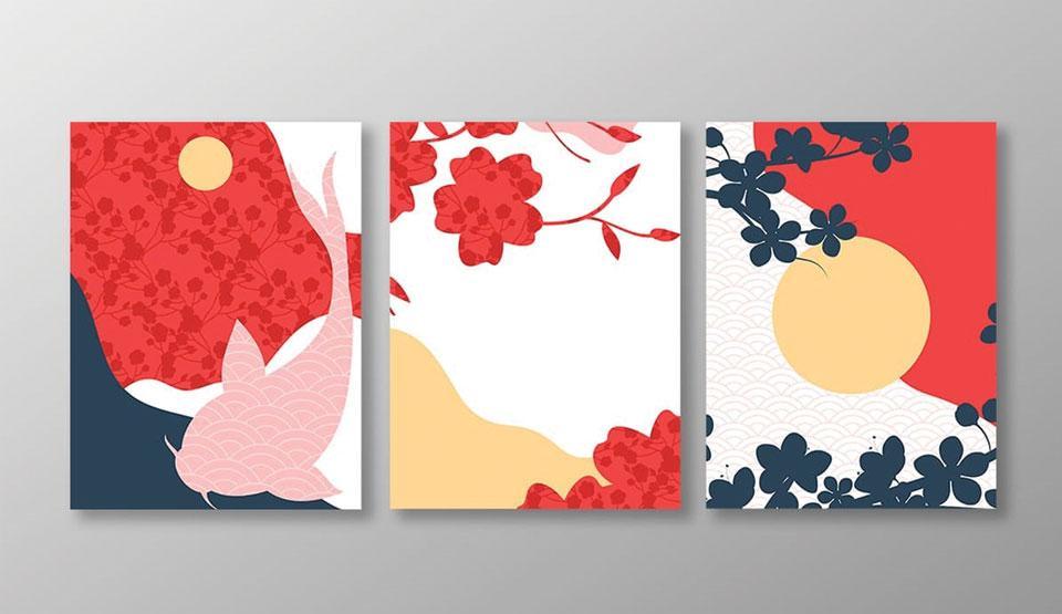 Minimalist Japon Tarzı Kanvas Tablo