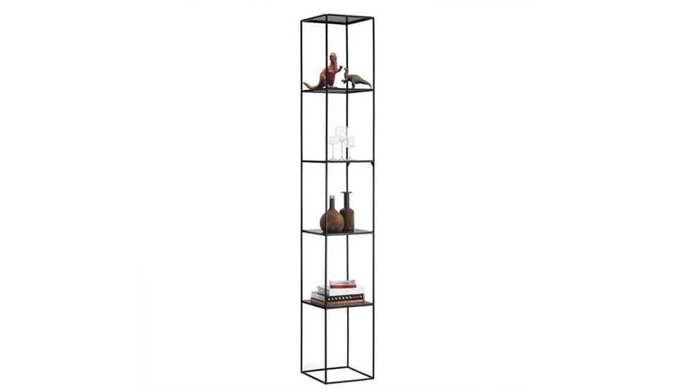 Metal Minimalist Köşe Raf Kitaplık
