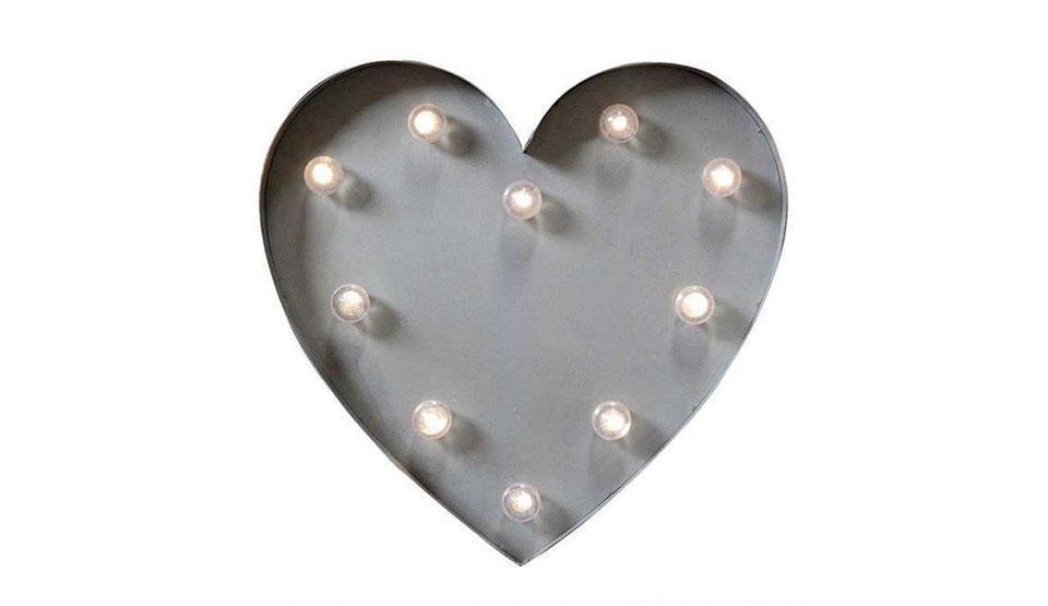 Led Kalp Duvar Aydınlatması