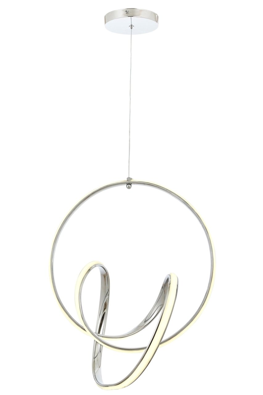AVONNI AV-5260-KB Krom Kaplama Modern Avize LED Metal 45cm