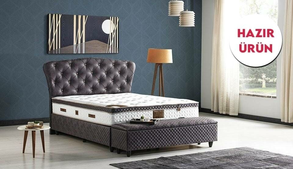 Elit 160*200 Yatak, Baza, Başlık Set (Hazır Ürün)