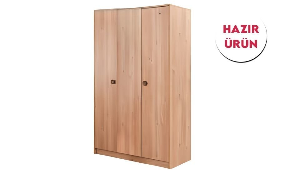 Teşhir Nesta 3 Kapaklı Dolap