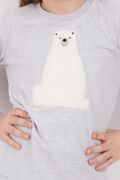 Arnetta Polar Bear Grimelanj Kız Çocuk Uzun Kol Pijama Takım AR2154