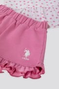 U.S. Polo Assn Sweet Candy Pinks Pembe Bebek Tshirt Takım   USB1281
