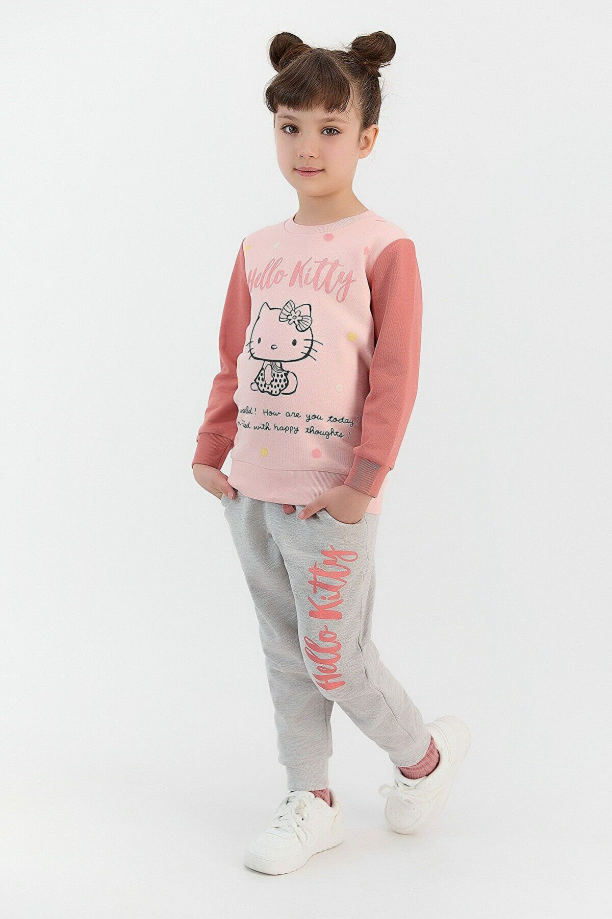 Hello Kitty Kız Çocuk Pijama Takımı L1419