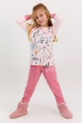 Frozen Kız Çocuk Pijama Takımı D4608