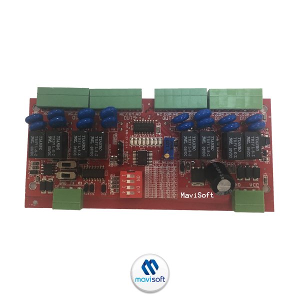 Mavisoft MW - 650 Asansör Röle Çıkış Kartı 8 Port