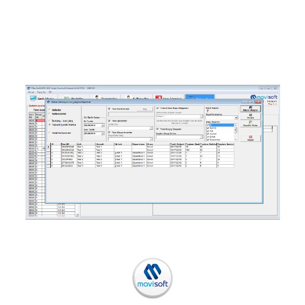 Mavisoft Access Tabanlı Geçiş Kontrol Yazılımı