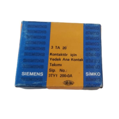 Siemens 3TY1 200-0A Kontaktör İçin Yedek Ana Kontak Takımı