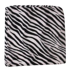 Zebra Küp Puf Wellsoft 40x40 cm