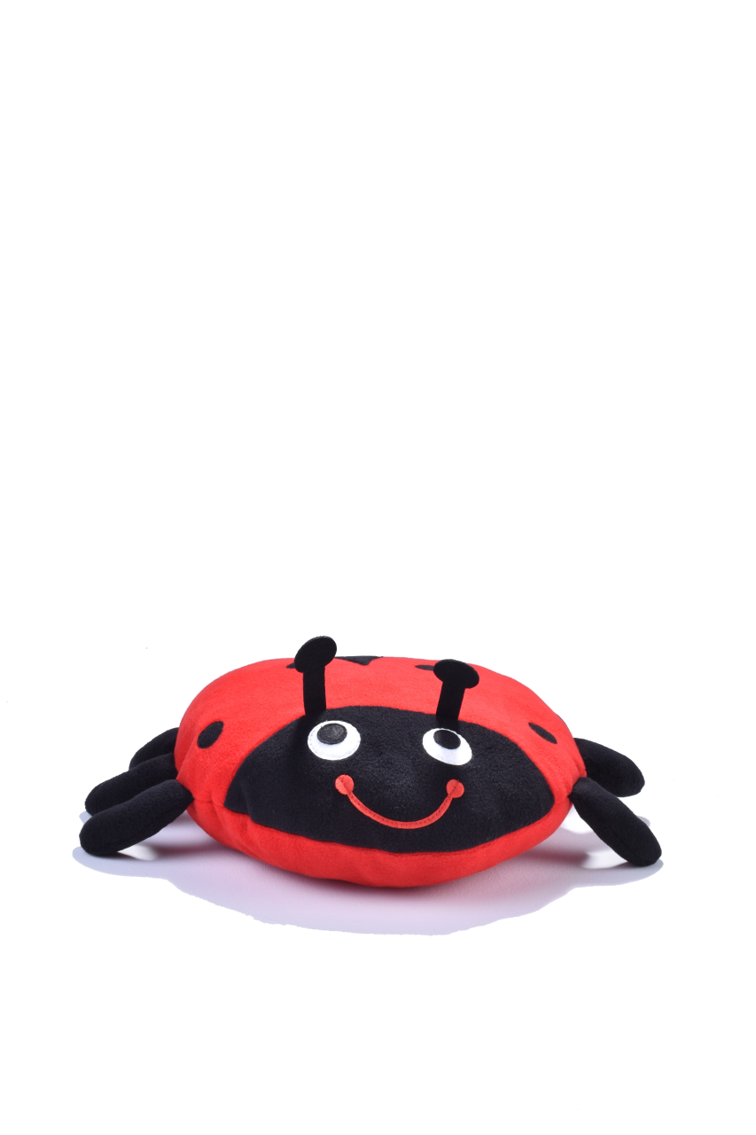 Uğur Böceği Yastık Kırmızı&Siyah Wellsoft 33 cm
