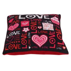 Baskılı Yastık Love Wellsoft 37x37