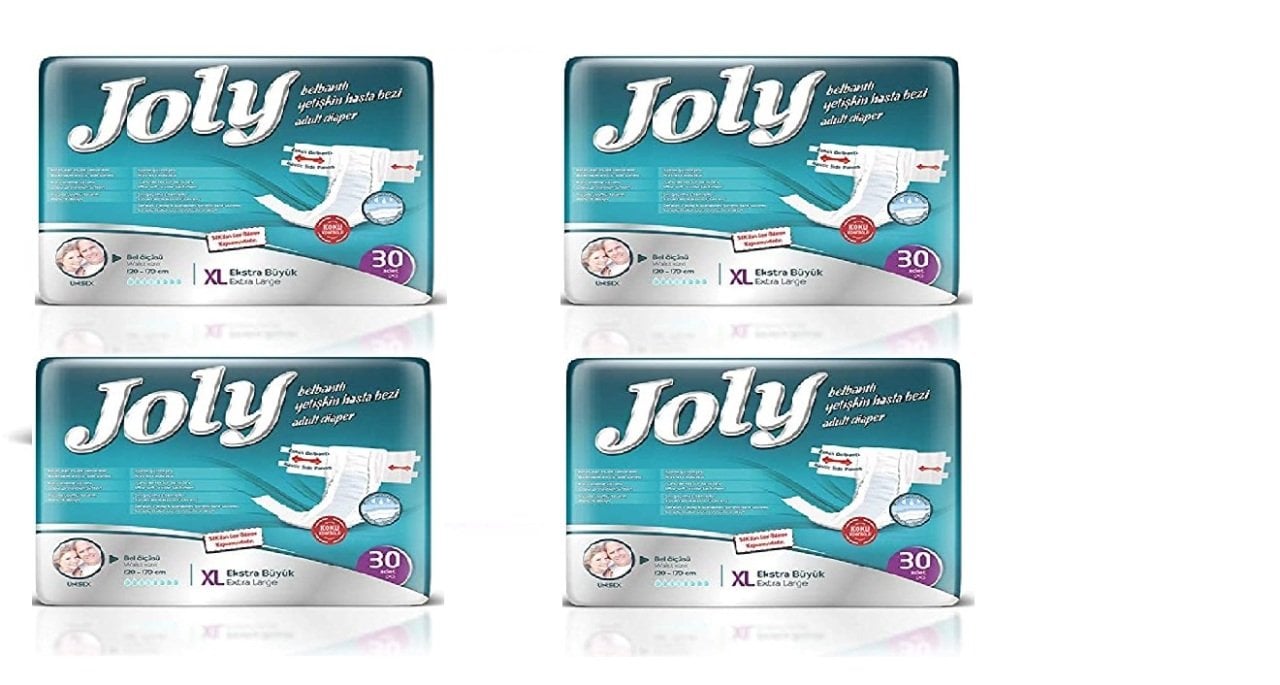 Joly Hasta Bezi Belbantlı XLarge 30 Adet x 4 Paket (120 Adet)