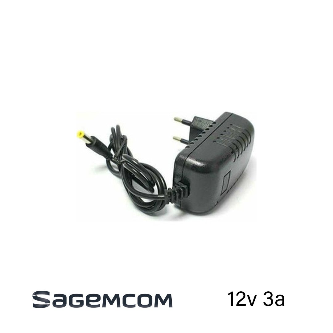 Sagemcom 12v 3a Plastik Kasa Adaptör