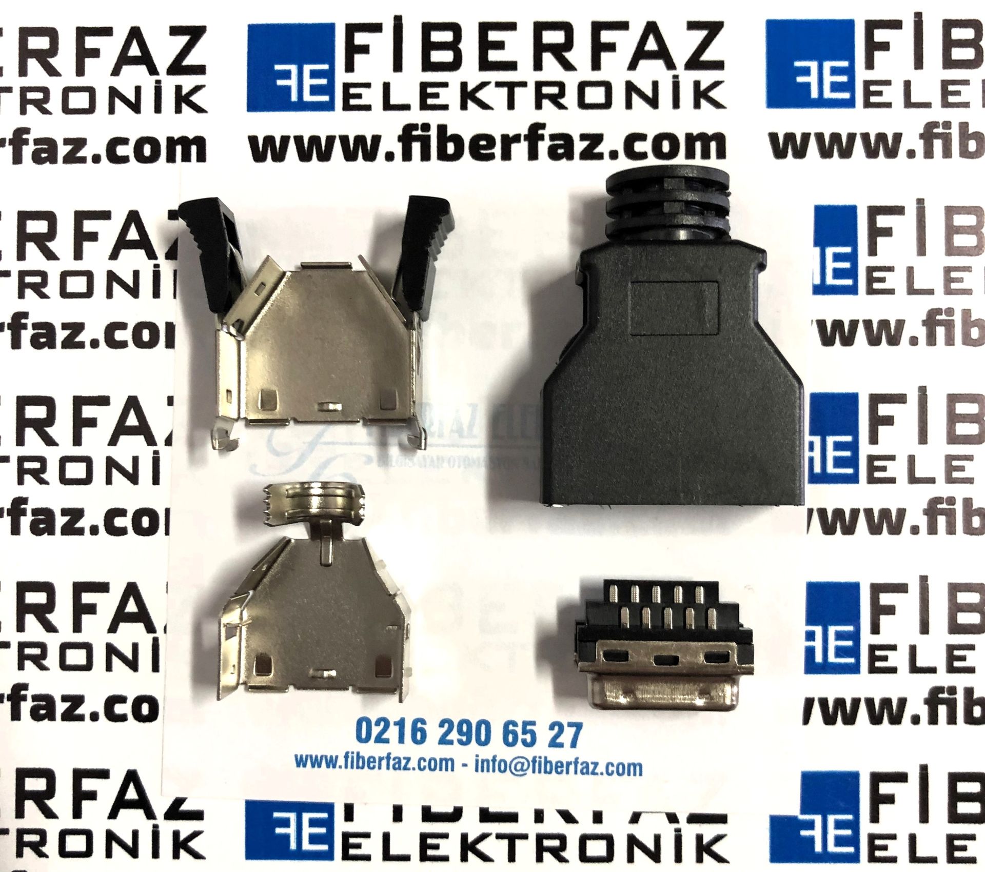 SCSI / MDR 20 PIN KONNEKTOR - 20P MALE-ERKEK ( CN MOLDING )