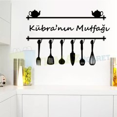 Kişiye İsme Size Özel Mutfak Sticker Etiket Dekor Ev Çıkartma