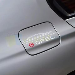 Opel Logo Yan Ayna Tampon Depo Kapağı Oto Sticker Yapıştırma 2 Ad