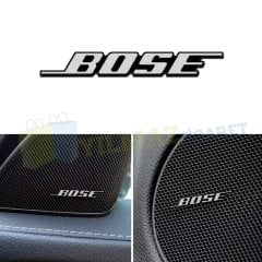Bose Tırnaklı Metal Hoparlör Logo Arma Amblem 2 Adet Yüksek Kalite