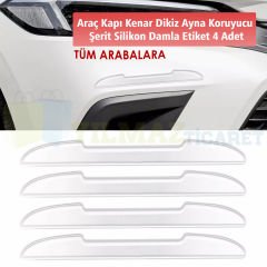 Audi Ford Volkswagen Mercedes Bmw Fiat Toyota Kia Dacia Renault Araç Kapı Kenar Dikiz Ayna Koruyucu Çarpma Önleyici