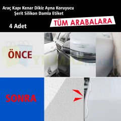 Audi Ford Volkswagen Mercedes Bmw Fiat Toyota Kia Dacia Renault Araç Kapı Kenar Dikiz Ayna Koruyucu Çarpma Önleyici