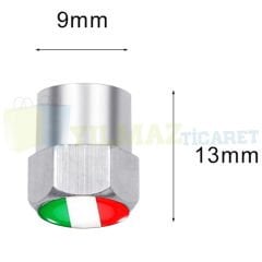 Alfa Romeo Fiat Sibop Kapağı Metal Jant Direksiyon Vites Torpido Damla Etiket Sticker