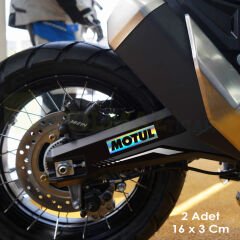 Motul Hologram Oto Sticker Motosiklet Cam Araba Yapıştırma Çıkartma Aksesuar Modifiye Etiket 16x3 Cm