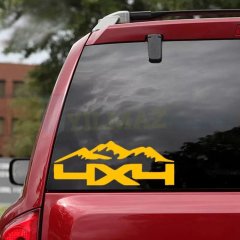 Jeep Off Road 4x4 Dağ Oto Sticker Çıkartma Etiket Yapıştırma