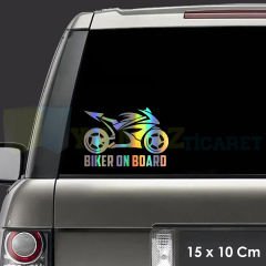 Motosiklet Araba Hologram Oto Motosiklet Renkli Sticker Yapıştırma Etiket Çıkartma 15 x 10 cm