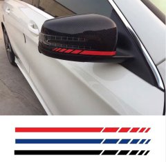 Dikiz Yan Ayna Şerit Oto Sticker Yapıştırma Etiket Araç Çıkartma Araba 3 Çift