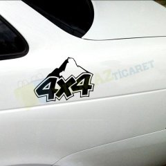 4x4 Off Road Dağ Oto Sticker Etiket Yapıştırma Çıkartma 1 Adet