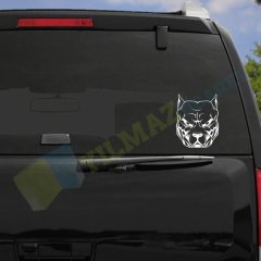 Pitbull Köpek Oto Sticker Araba Yapıştırma Etiket