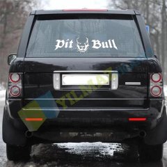 Pitbull Dog Kafa Oto Sticker Araba Yapıştırma Etiket