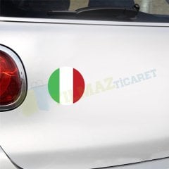 Alfa Romeo Fiat İtalya Bayrak Oto Sticker Motosiklet Etiket Araba Arma 2 Adet