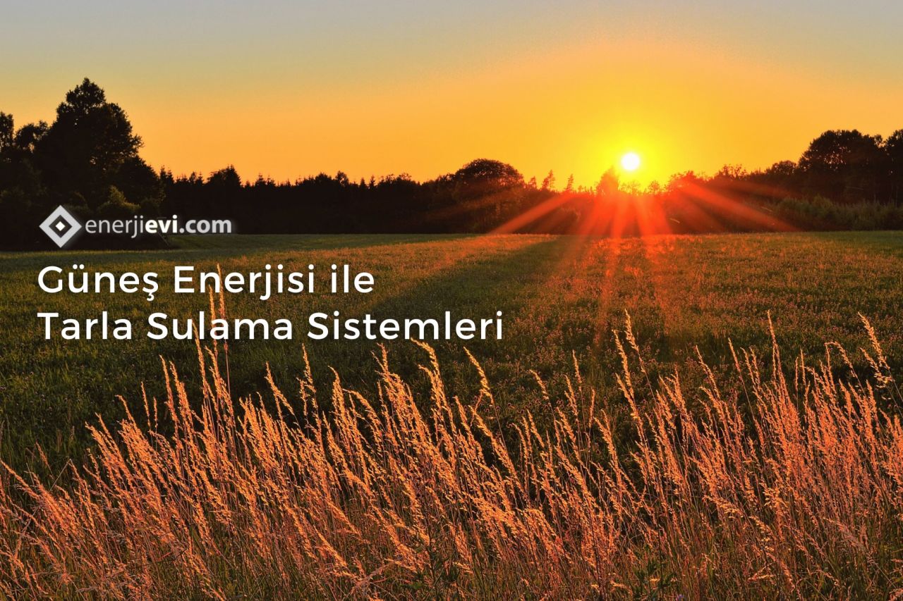 Güneş Enerjisiyle Tarla Sulama Sistemleri Nedir?