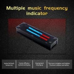 VHM-902 Çift 30 Seviye LED Müzik Spektrum Seviyesi Stereo Amfi