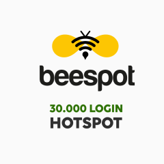 Kimlik Doğrulamalı Internet Hizmeti 30.00 Kullanıcı Girişi -Beespot