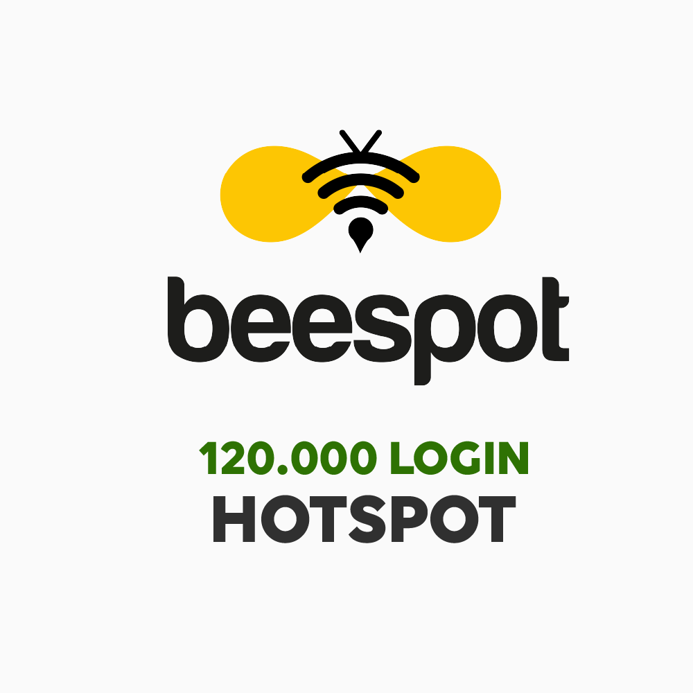 Kimlik Doğrulamalı Internet Hizmeti 120.00 Kullanıcı Girişi -Beespot