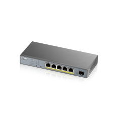 GS1350-6HP 5-port GbE Akıllı Yönetilebilir PoE Switch with GbE Uplink