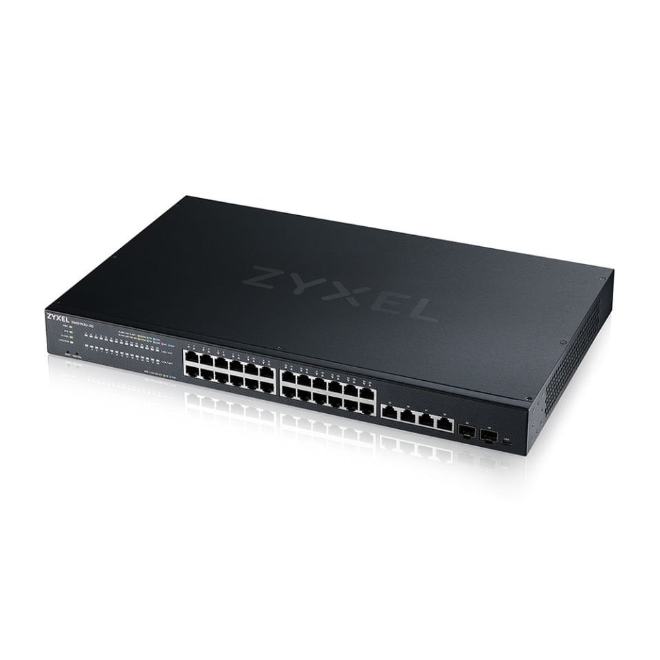 Zyxel XMG1930-30 6 Port 10G -24 Port 2.5G Multi-Gig Lite L3 Akıllı Yönetimli Switch