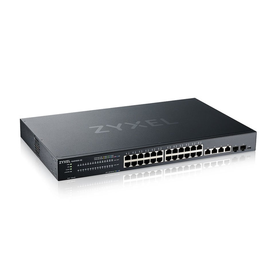 Zyxel XMG1930-30 6 Port 10G -24 Port 2.5G Multi-Gig Lite L3 Akıllı Yönetimli Switch