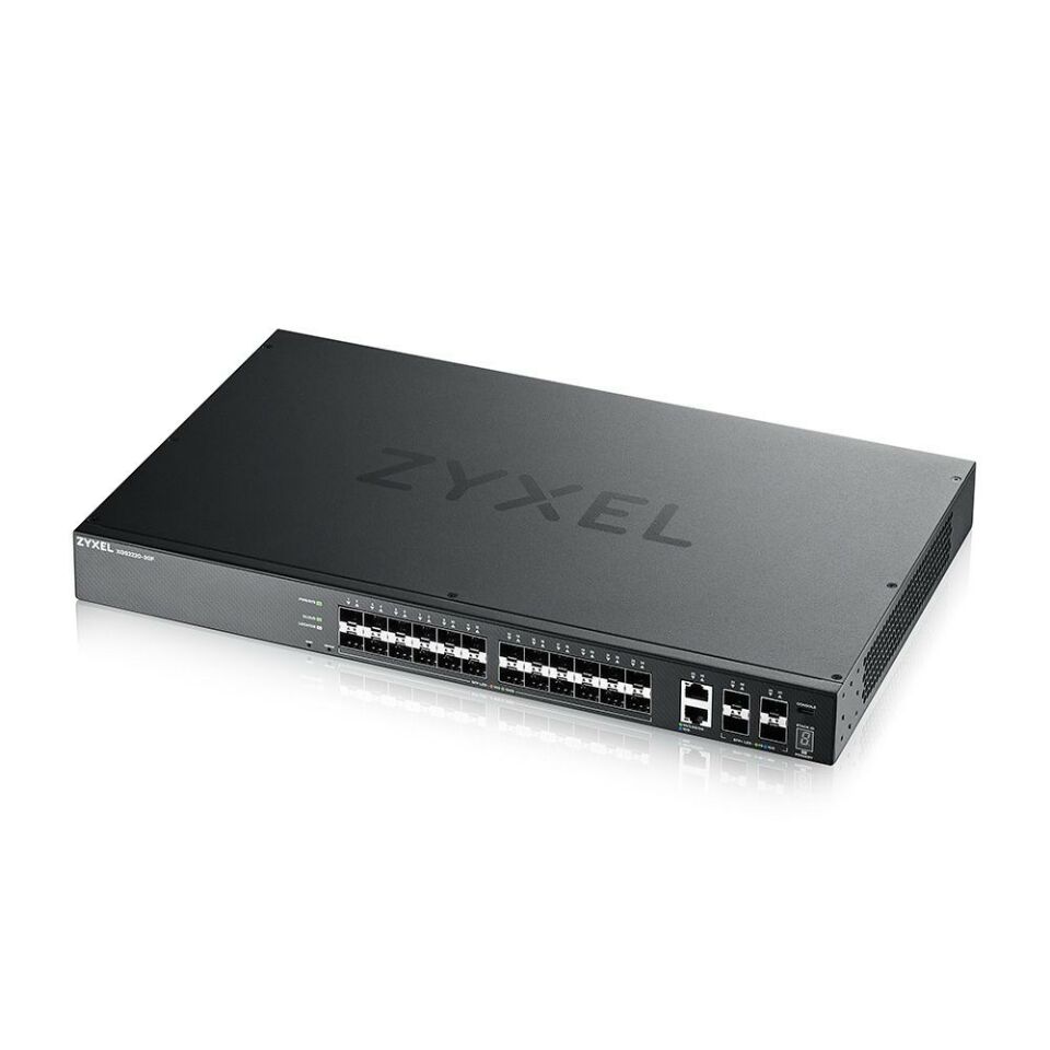 XGS2220-30F L3 Access Switch, 24x1G SFP, 2x10mG RJ45, 4x10G SFP+ Uplink, incl. 1 yr NebulaFlex Pro