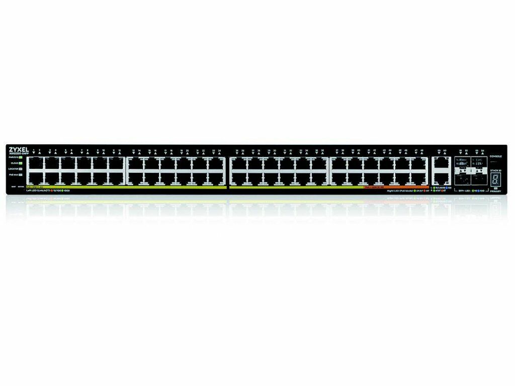 XGS2220-54 L3 Access Switch, 48x1G RJ45 2x10mG RJ45, 4x10G SFP+ Uplink, incl. 1 yr NebulaFlex Pro