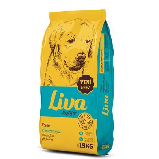 Liva Kuzu Etli Yavru Köpek Maması 15 Kg