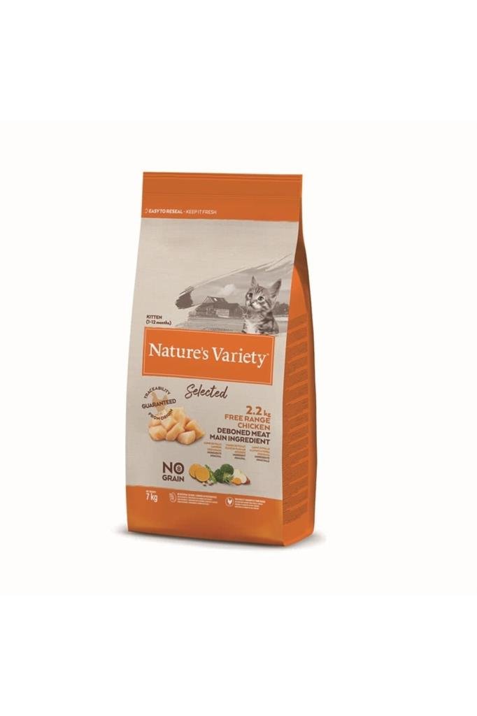 Natures Variety Tavuklu Tahılsız Yavru Kedi Maması 7 KG