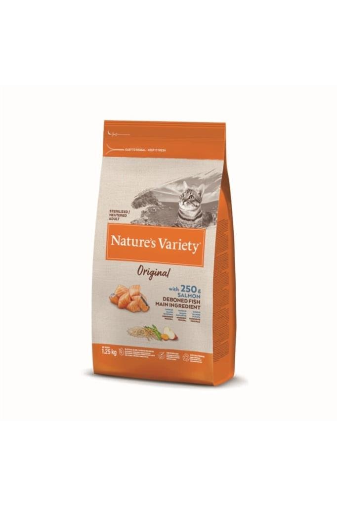 Natures Variety Somonlu Kısırlaştırılmış Kedi Maması 1.25 KG