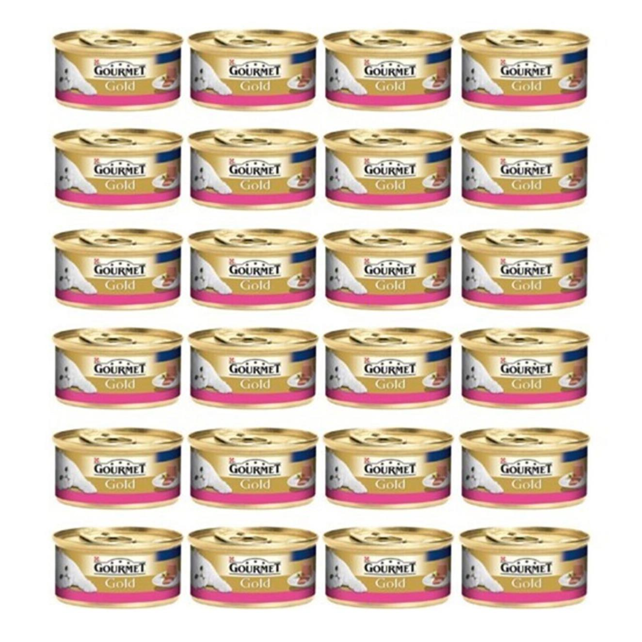 Gourmet Gold Kıyılmış Sığır Etli Kedi Maması 85 Gr X 24 Adet