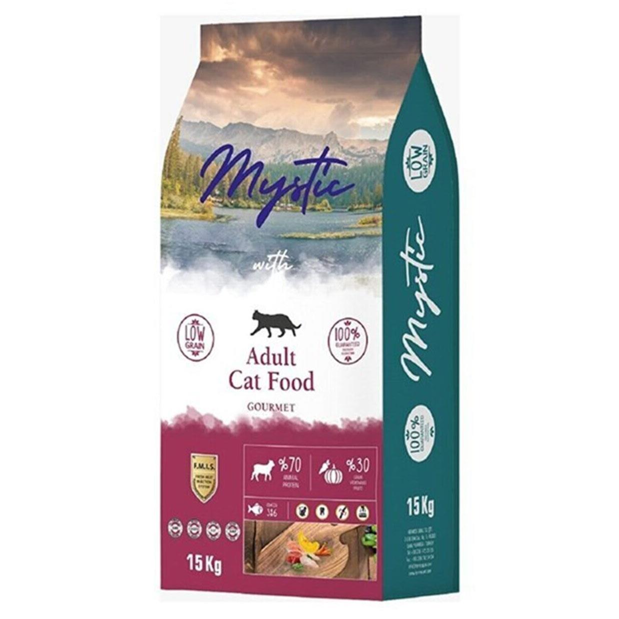 Mystic Az Tahıllı Yetişkin Kedi Maması Gurme 15 Kg